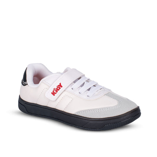 Tênis Menino Infantil Kidy Astral Branco e Preto