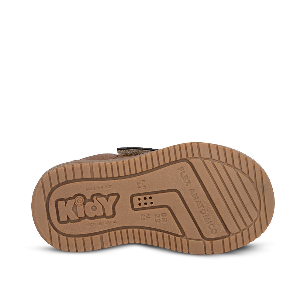 Tênis Menino Infantil Kidy Happy Caramelo