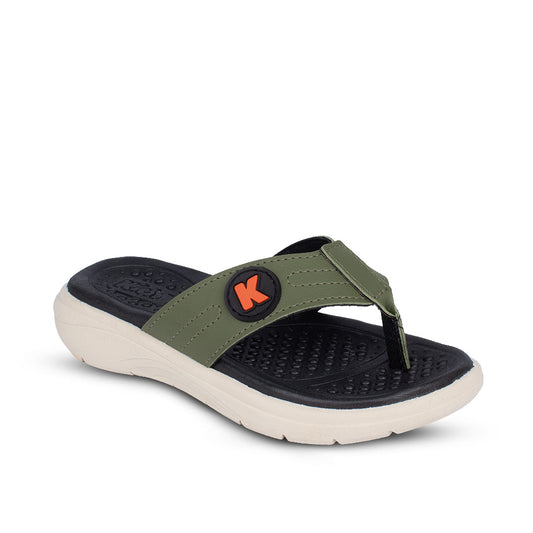 Chinelo Infantil Menino Kidy Fly Verde Militar Preto Antiderrapante