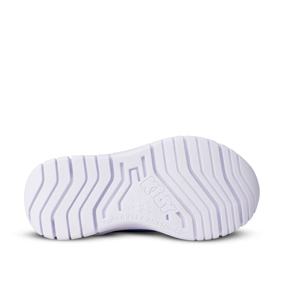 TENIS KIDY ULTRA FLEX AZUL/LARANJA