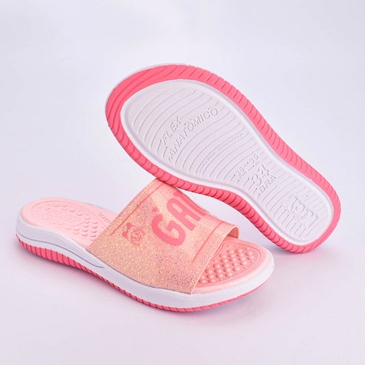 SANDÁLIA Chinelo Infantil Menina Gato Galáctico KIDY FLY GG NUDE/ROSA Kidy