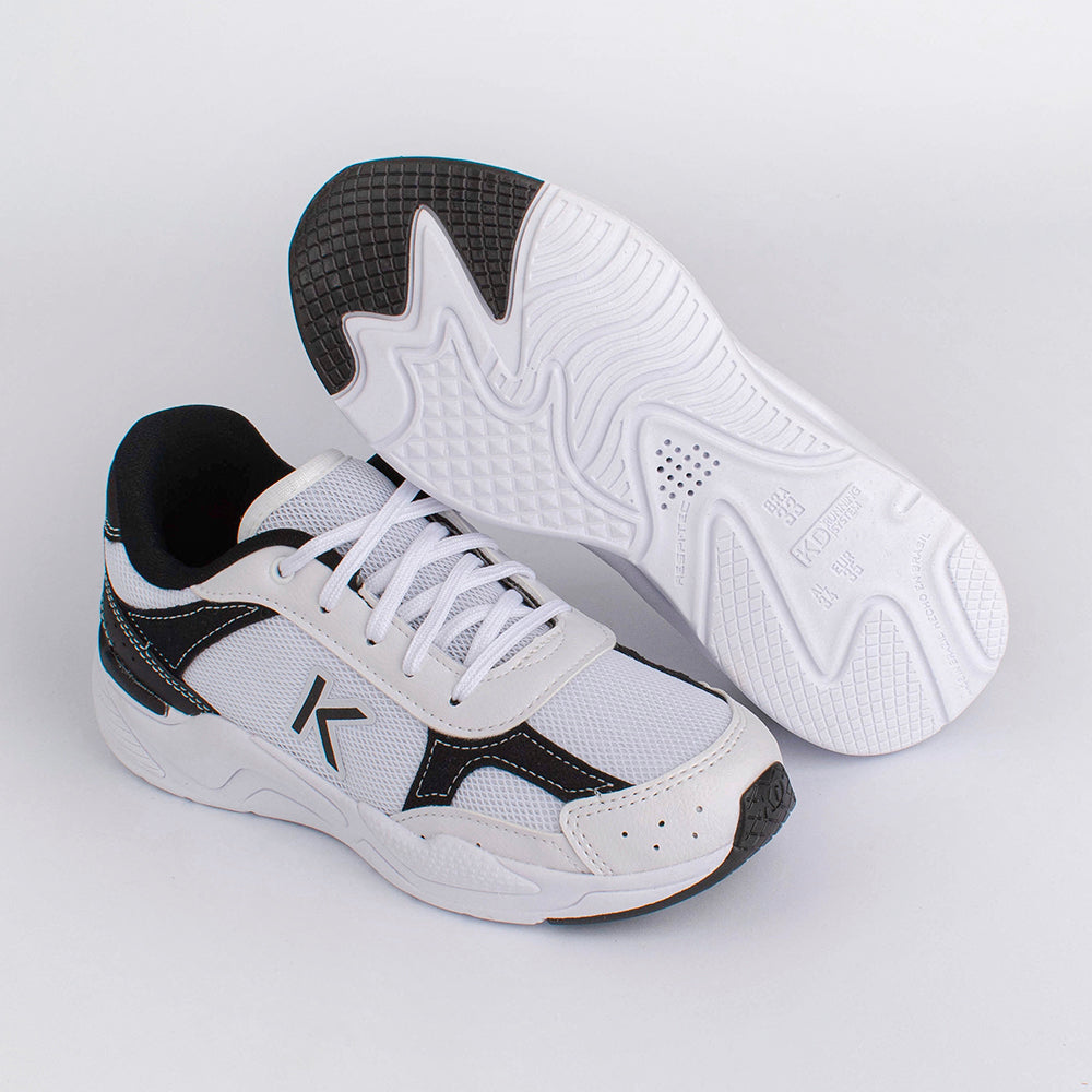 TENIS K360 RETRO BRANCO/PRETO Kidy