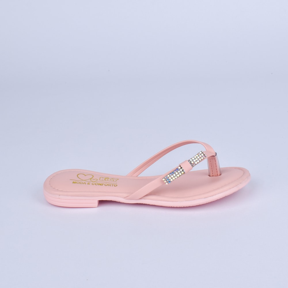 Sandália Menina Infantil Kidy Flat Ibiza Nude