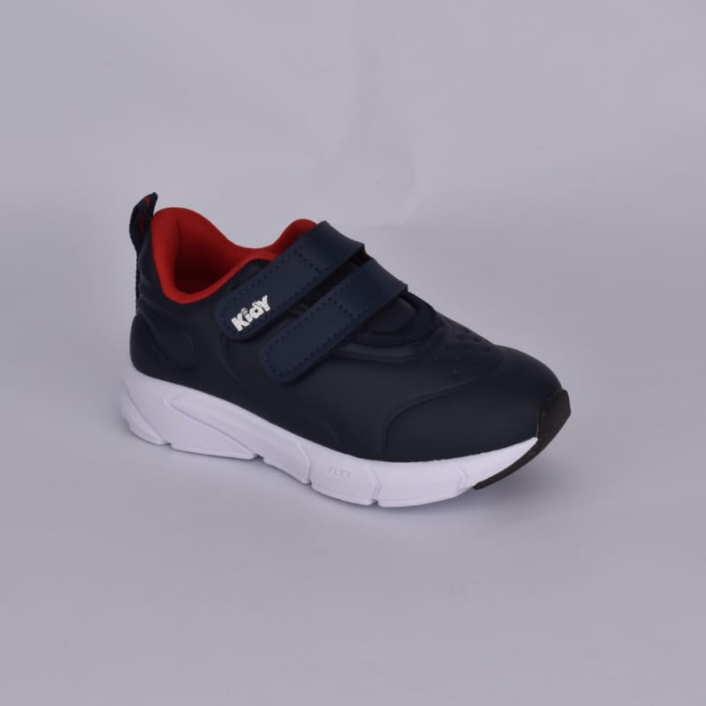 Tênis Menino Infantil Kidy Energy Baby Respitec Marinho e Vermelho