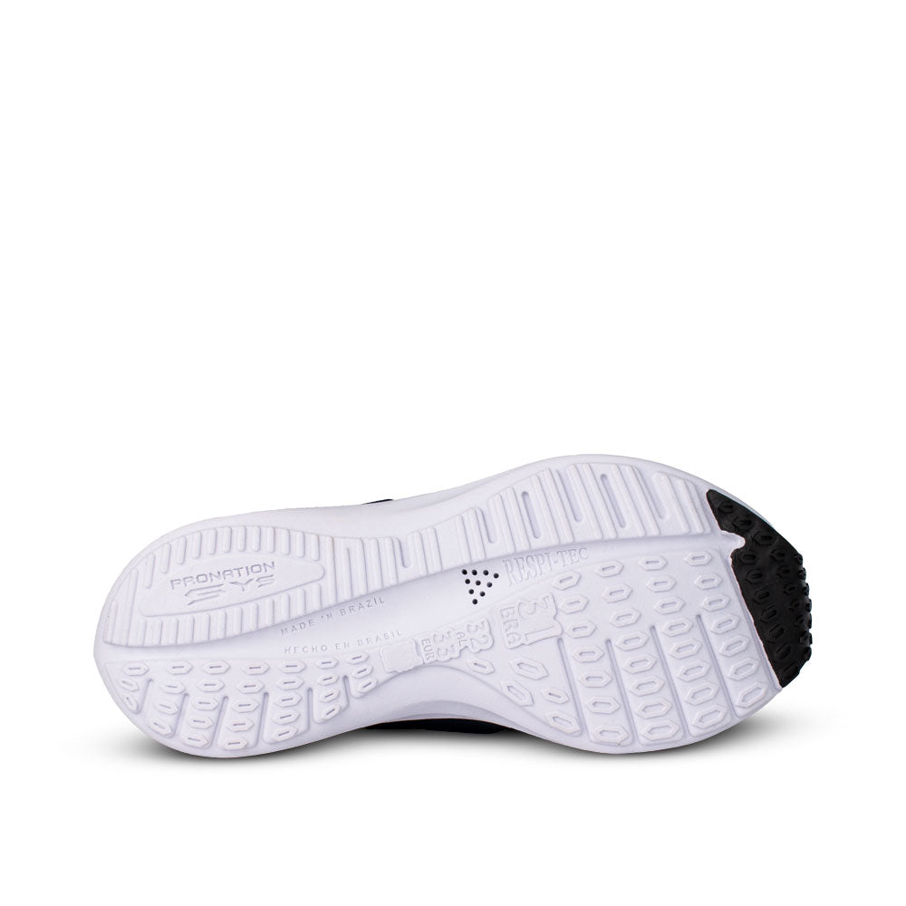 Tênis Menino Infantil Kidy Super Conforto Respitec Marinho e Amarelo Neon