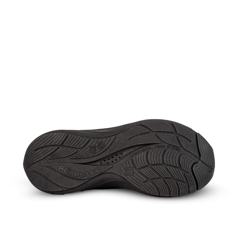 Tênis Infantil Menina K360 Energy 2 Preto e Pink Conforto Escolar