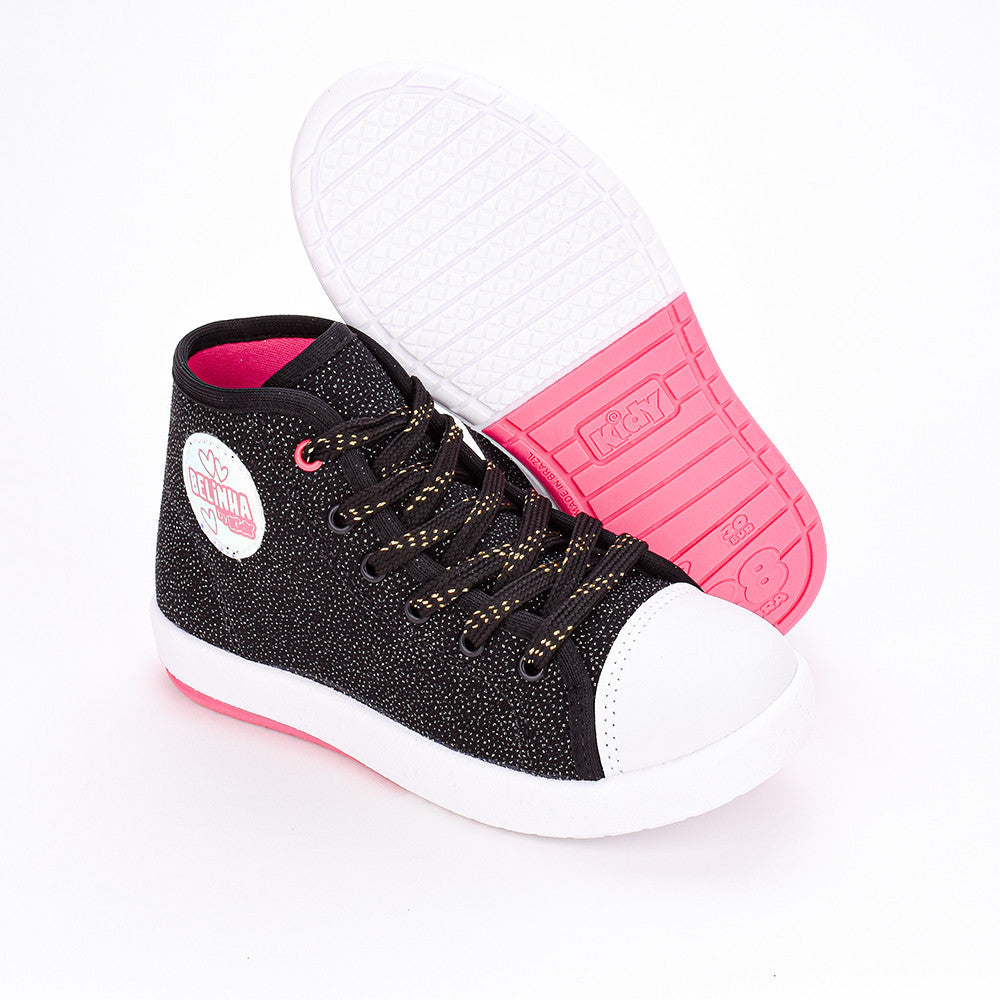 TÊNIS INFANTIL MENINA KIDY HYPE PRETO Kidy