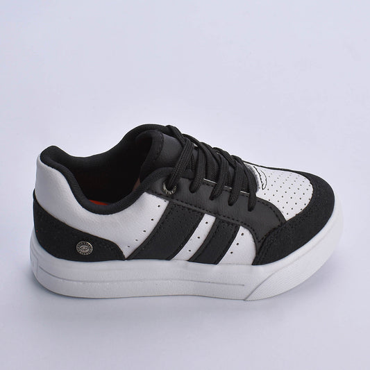 Tênis Menino Infantil K360 Ultra Leve Preto Branco e Preto