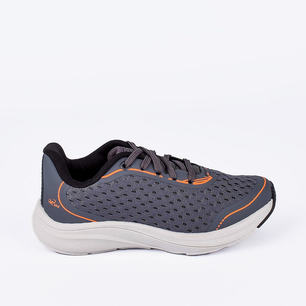 TÊNIS KIDY K360 ENERGY 2 GRAFITE/LARANJA NEON