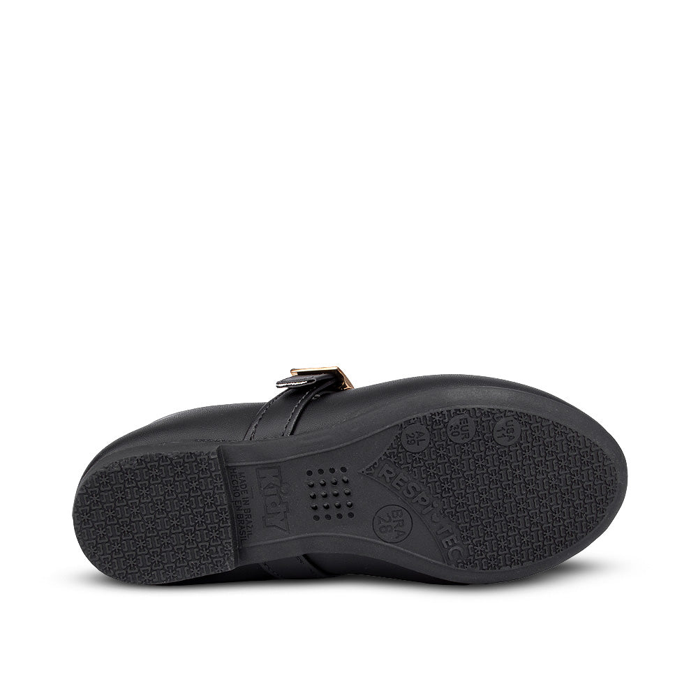 Sapatilha Infantil Menina Kidy Soft Preto Delicada Fivela