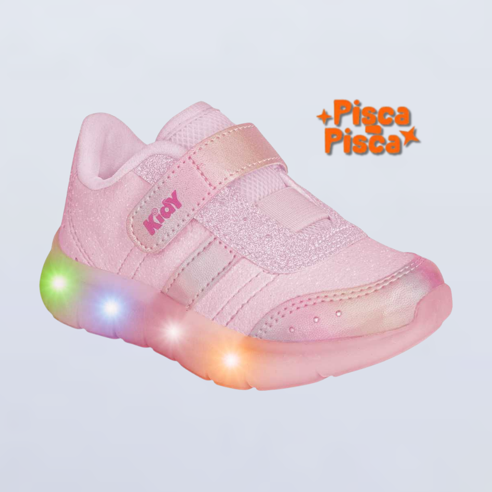 Tênis Menina Infantil Kidy Flex Ligth Rosa