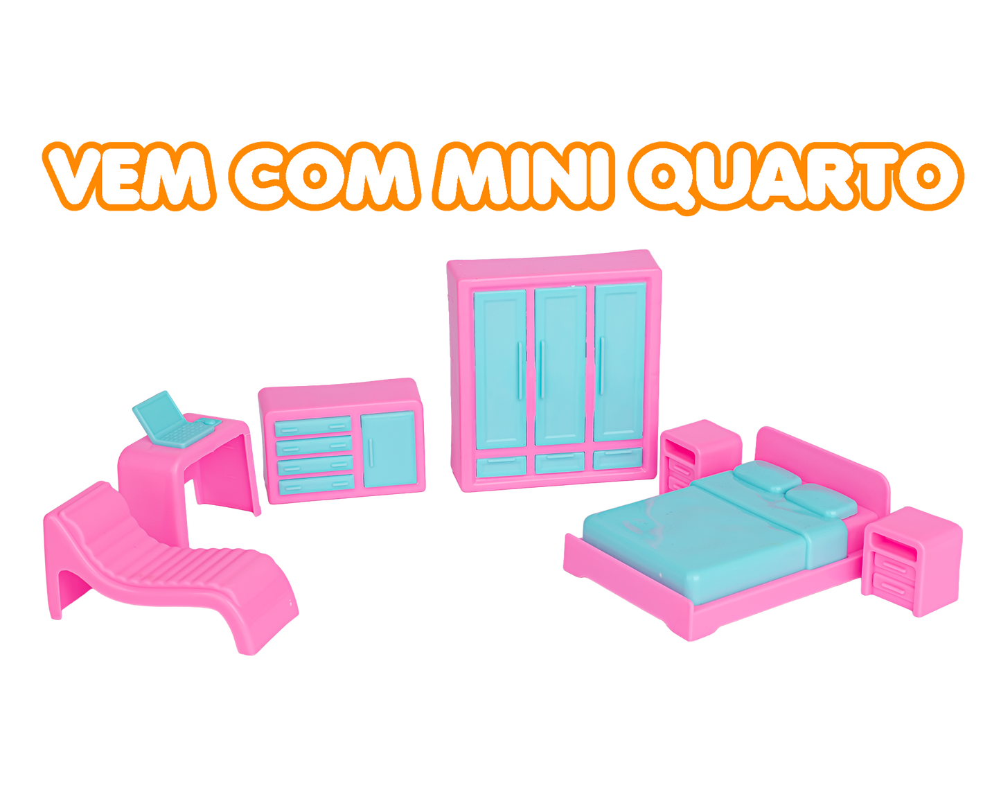 Brinquedo Mini Dormitório Infantil - Kidy