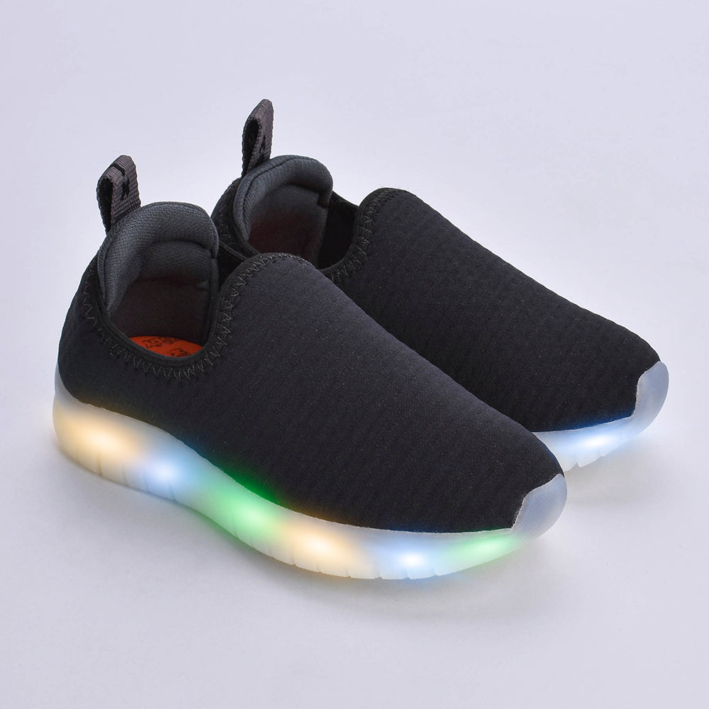 Tênis Menino Infantil Kidy Light Fun Preto e Grafite