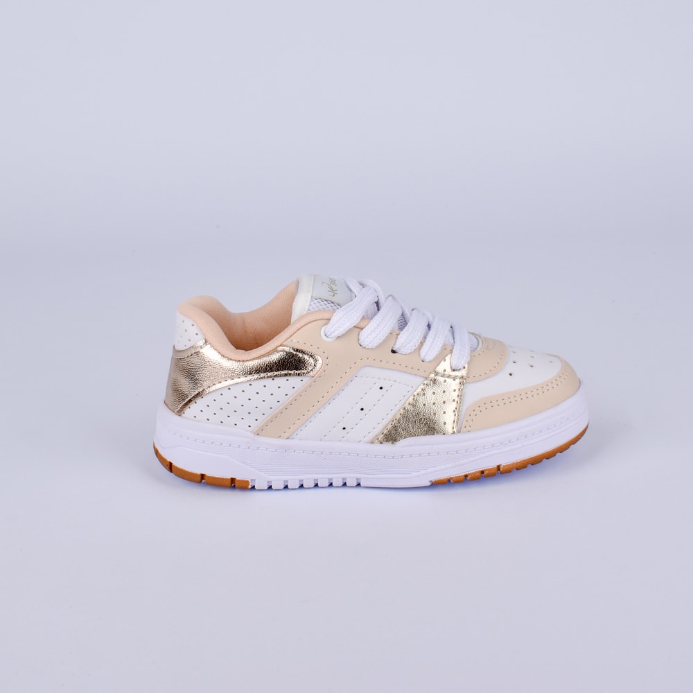 Tênis Menina Infantil Kidy K360 Estilo Branco