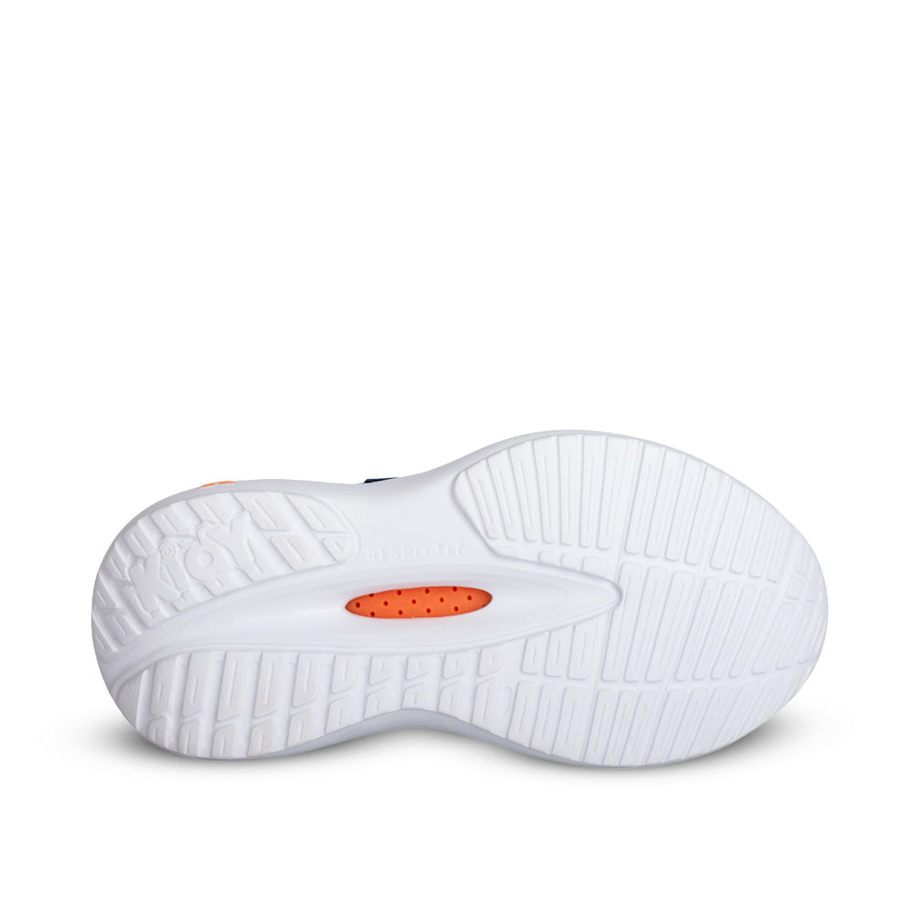 Tênis Infantil Menino Kidy Nuvem Azul Royal Amarelo e Vermelho