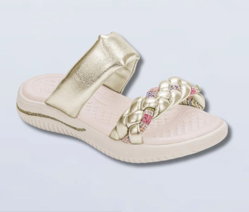 Sandália Infantil menina Kidy Fly Ouro