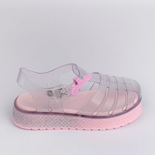 Sandália Infantil Menina Kidy Belinha Gloss Rosa Conforto e Estilo