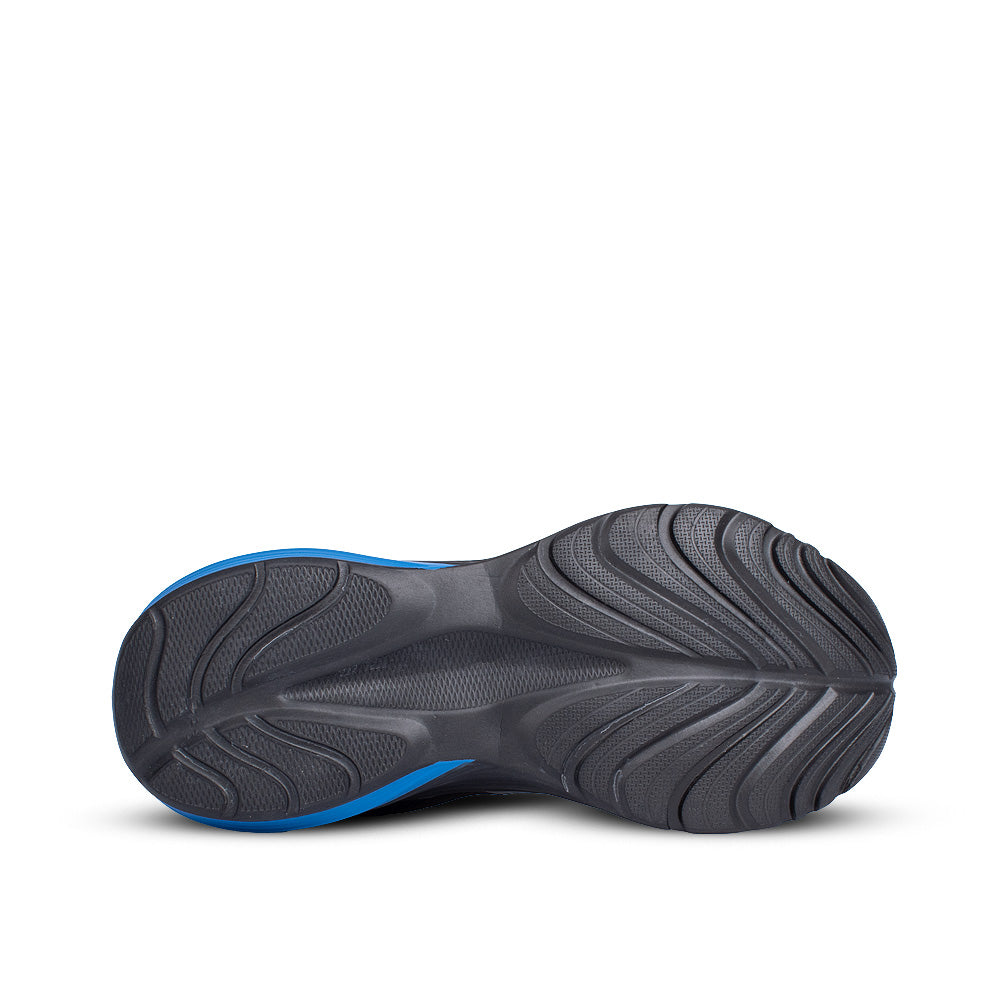 Tênis Infantil Menino Kidy K-360 Super Leve Preto/Azul Royal Esportivo Conforto
