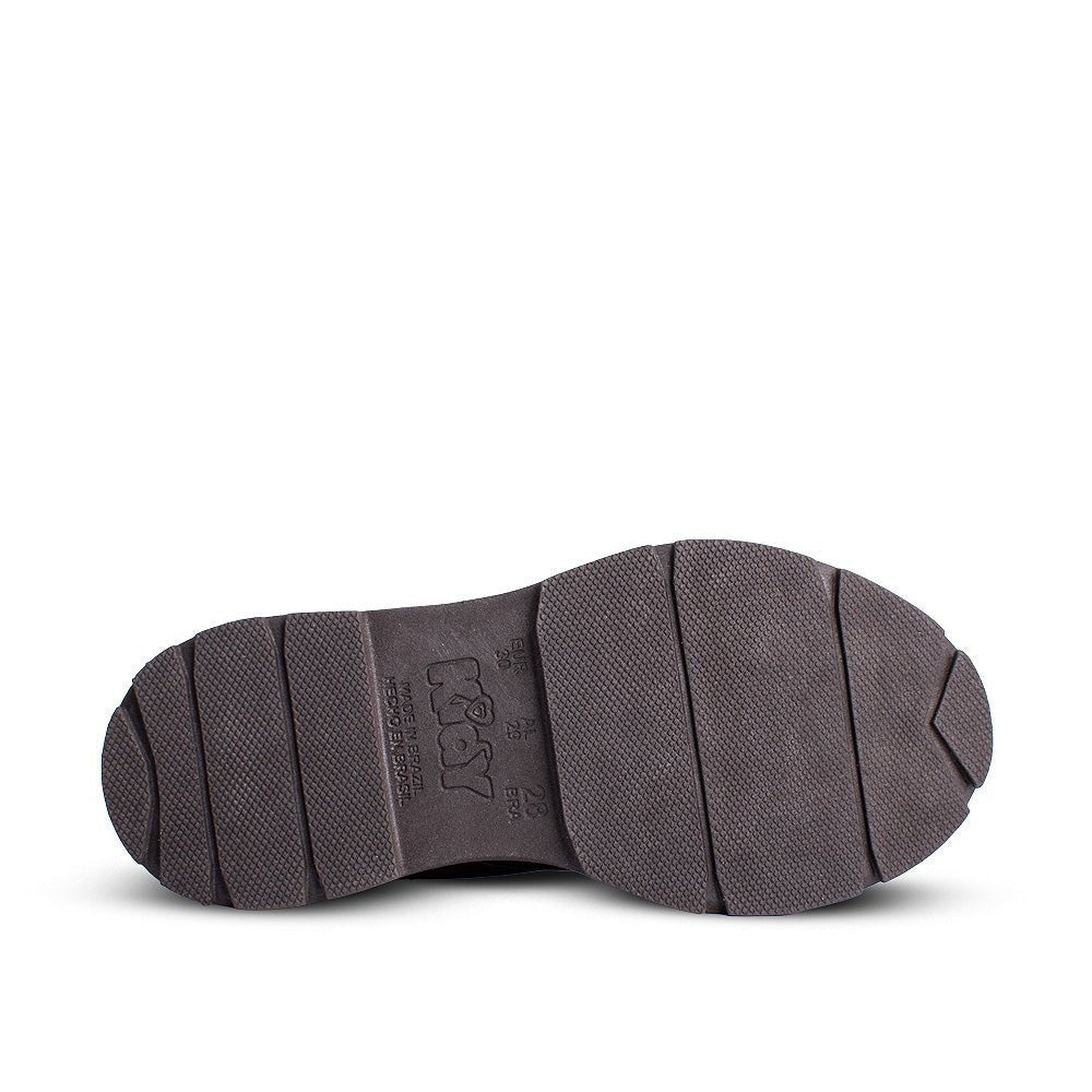 Bota Coturno Infantil Menina Kidy Style Camel Delicada Com Cadarço - Kidy Calçados -