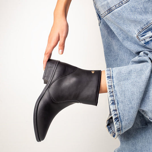 Bota Infantil Menina Kidy Montaria Preta Cano Médio Inverno - Kidy Calçados -