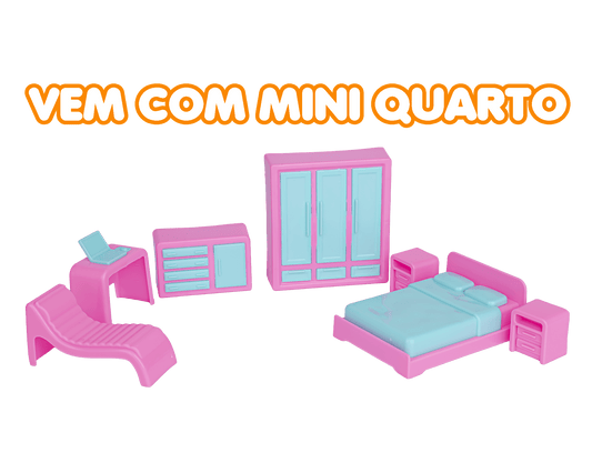 Brinquedo Mini Dormitório Infantil - Kidy - Kidy Calçados -