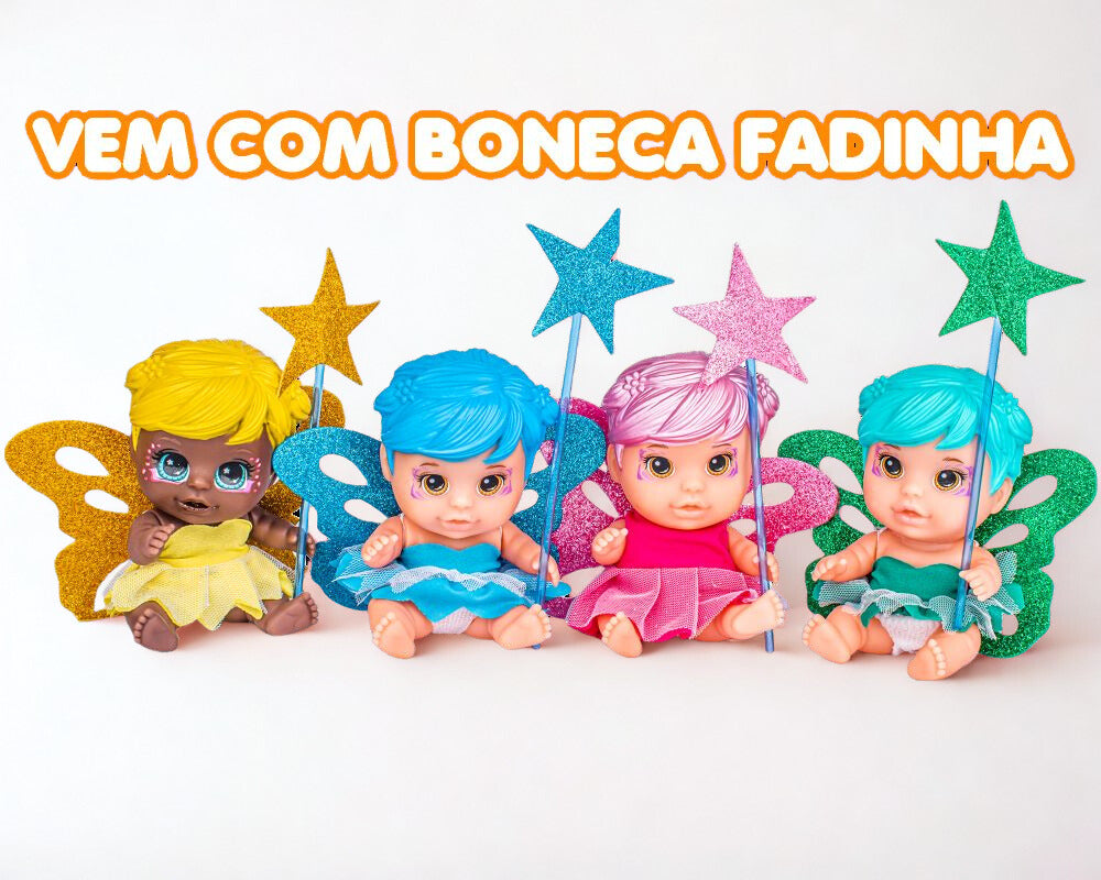 Boneca Fada Brinquedo Menina
