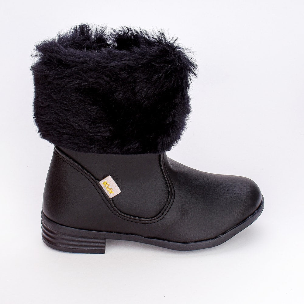 BOTA KIDY MONTARIA BABY PRETO Kidy
