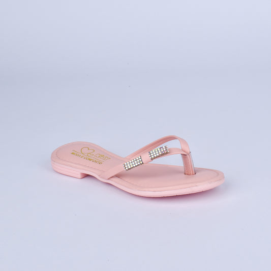 Sandália Menina Infantil Kidy Flat Ibiza Nude