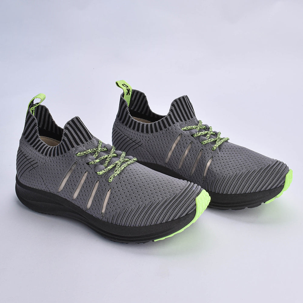 Tênis Infantil Menino Kidy Energy Respitec Preto Grafite e Amarelo