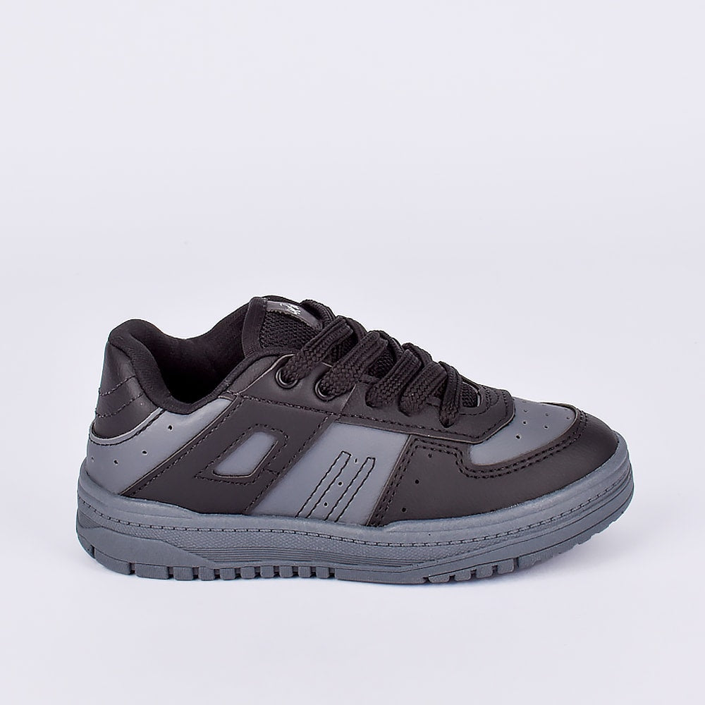 TÊNIS INFANTIL MENINO K360 ESTILO RESPITEC PRETO/GRAFITE