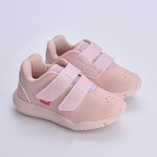 Tênis Infantil Menina Kidy Flex Ligth Nude