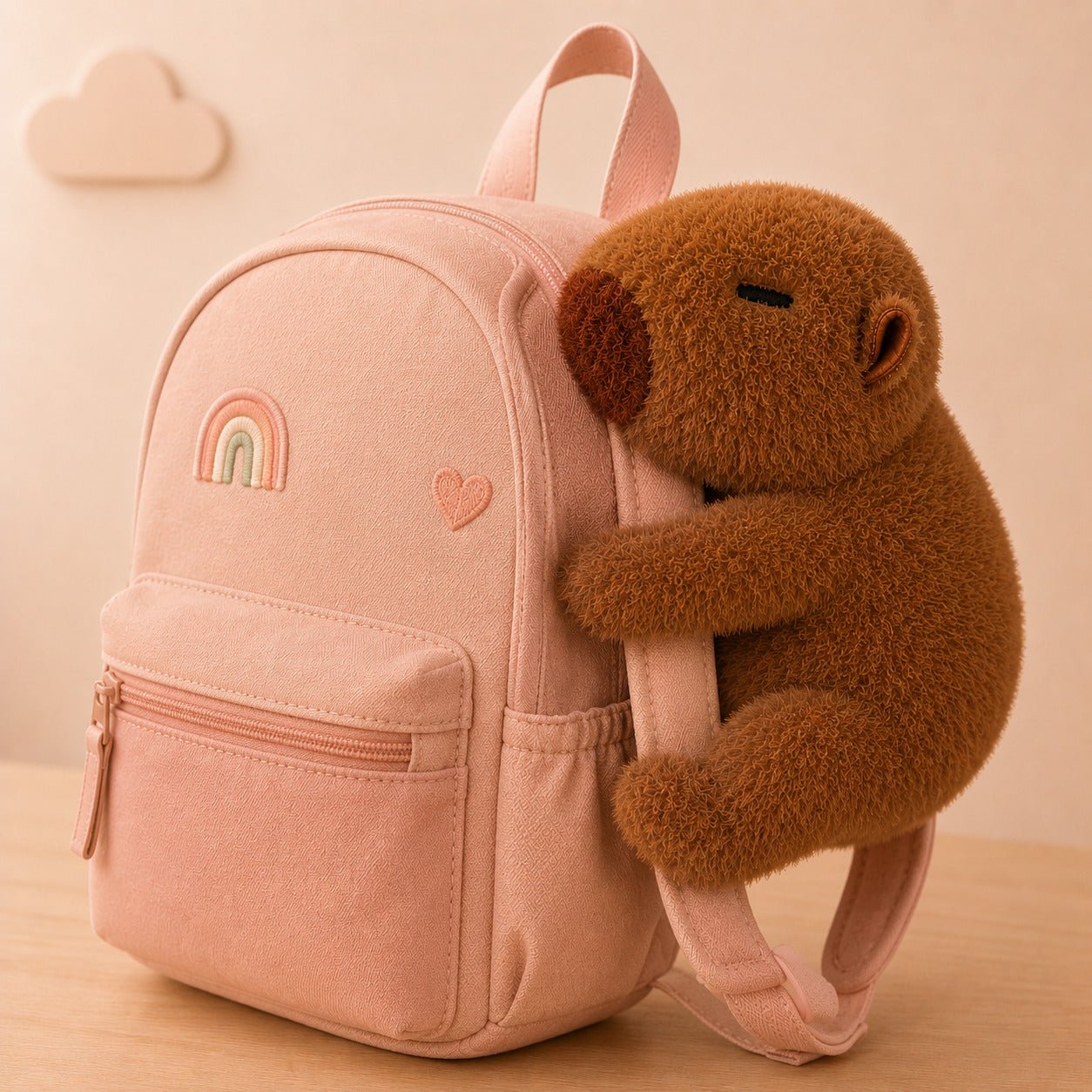 Pelúcia Capivara Infantil Agarradinha Super Macia Fofa - Kidy Calçados -
