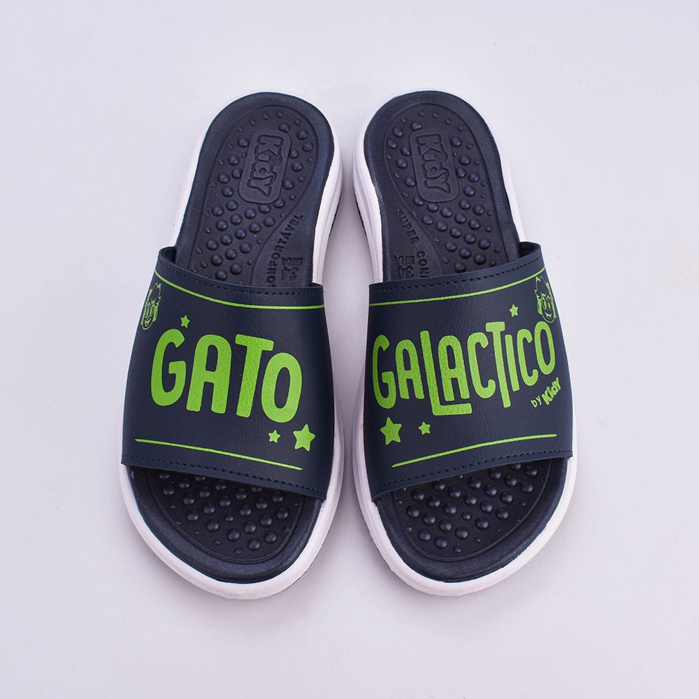 SANDÁLIA Chinelo Infantil Menino Gato Galáctico KIDY FLY GG MARINHO/AMARELO NEON Kidy - Kidy Calçados - Sandália e Papete