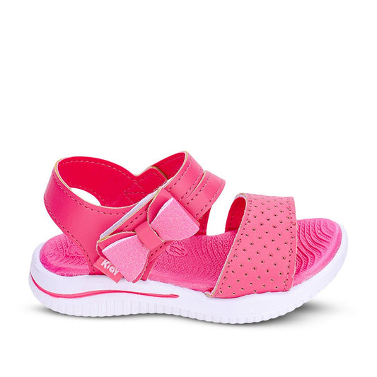 Sandália Infantil Feminina Kidy Fly Laço Pink - Kidy Calçados - Sandália e Papete