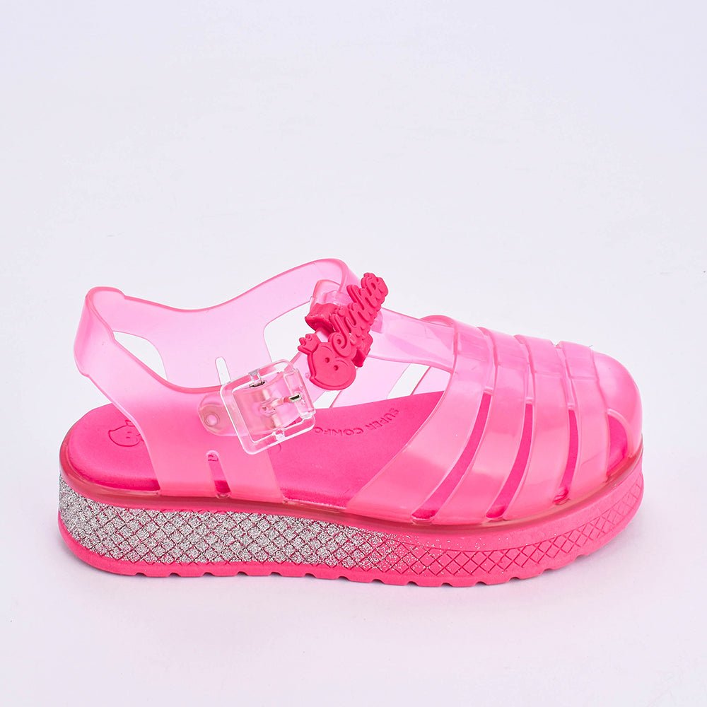 Sandália Infantil Menina Kidy Belinha Gloss Pink Conforto Delicada - Kidy Calçados - Sandália e Papete