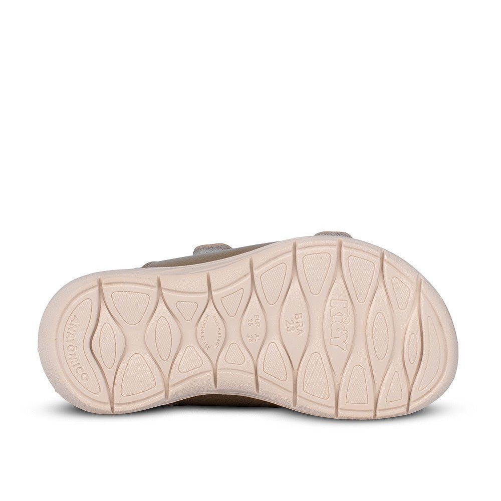 Sandália Infantil Menina Kidy Fly Baby Ouro Conforto Primeiros Passos - Kidy Calçados -