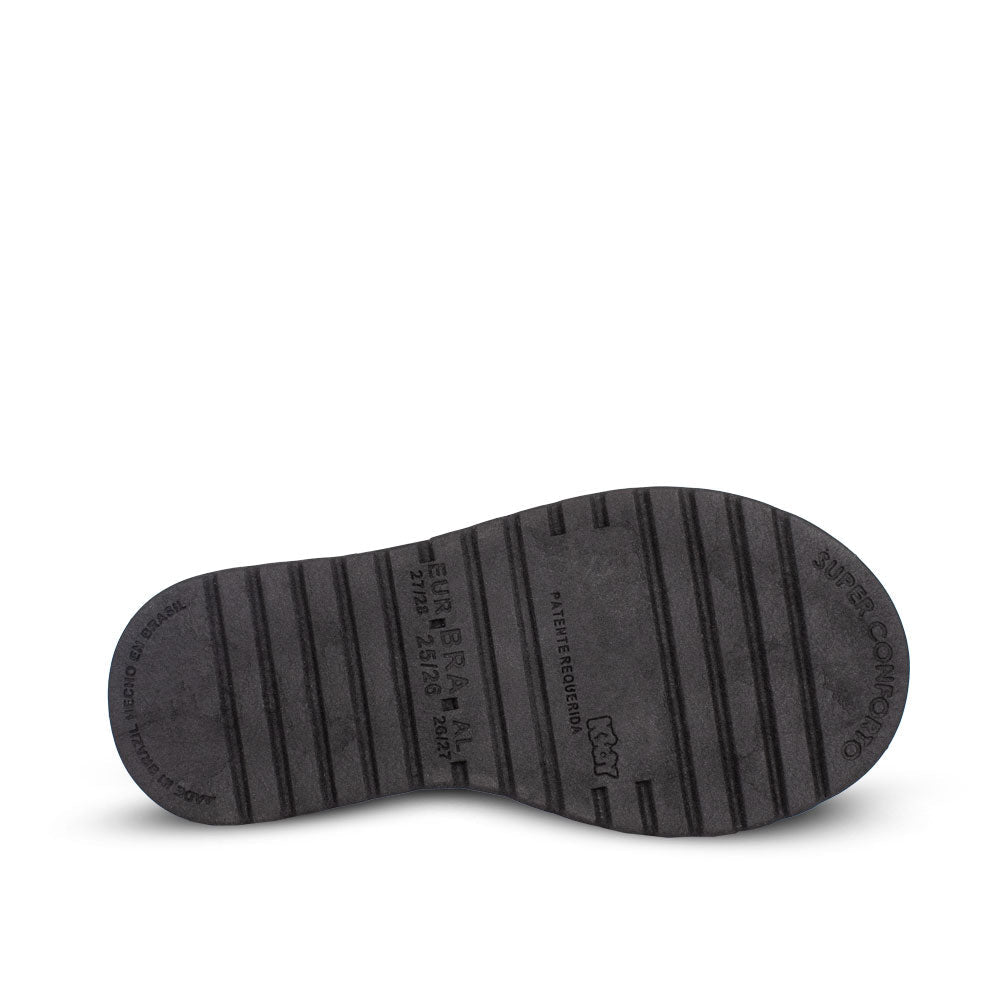 Sandália Infantil Menina Kidy Gloss Belinha Preto Glitter Delicada - Kidy Calçados - Sandália e Papete
