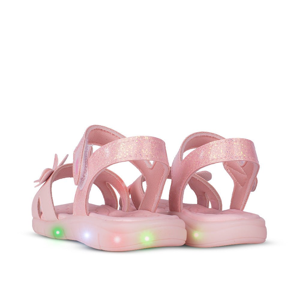 Sandália Infantil Menina Kidy Wave Light Nude e Glitter 25 ao 32 Anatômica - Kidy Calçados -