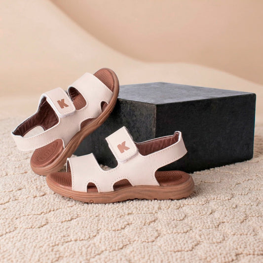 SANDALIA KIDY FLEX ANATOMICA NATURAL/CARAMELO - Kidy Calçados -