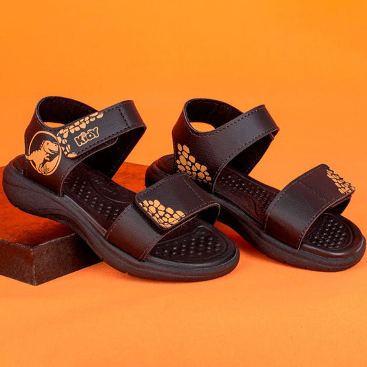 Sandália Menino Infantil Kidy Fly Baby Preto Crepe - Kidy Calçados - Sandália e Papete