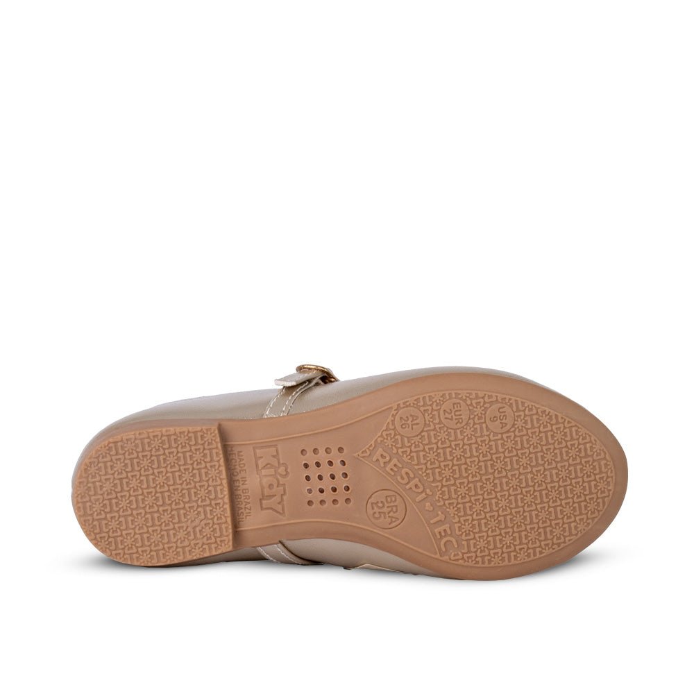 Sapatilha Infantil Menina Kidy Soft Ouro Macia Conforto - Kidy Calçados - Sapatilha