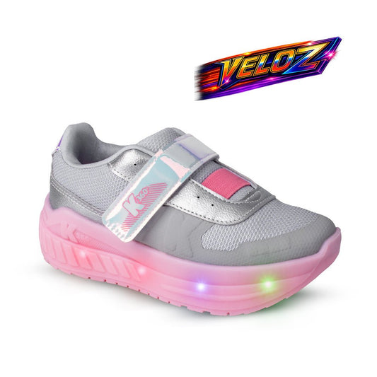 Tênis Infantil De Rodinha Menina Kidy Veloz Led Diversão - Kidy Calçados -