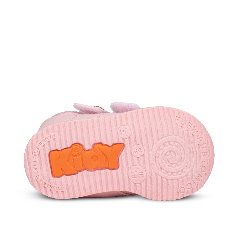 Tênis Infantil Menina Kidy Bebê Casual Nude Primeiros Passos - Kidy Calçados -