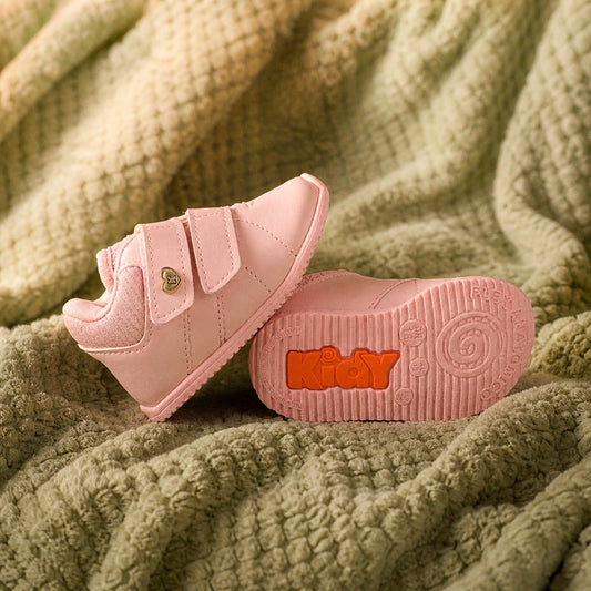 Tênis Infantil Menina Kidy Bebê Casual Nude Primeiros Passos - Kidy Calçados -