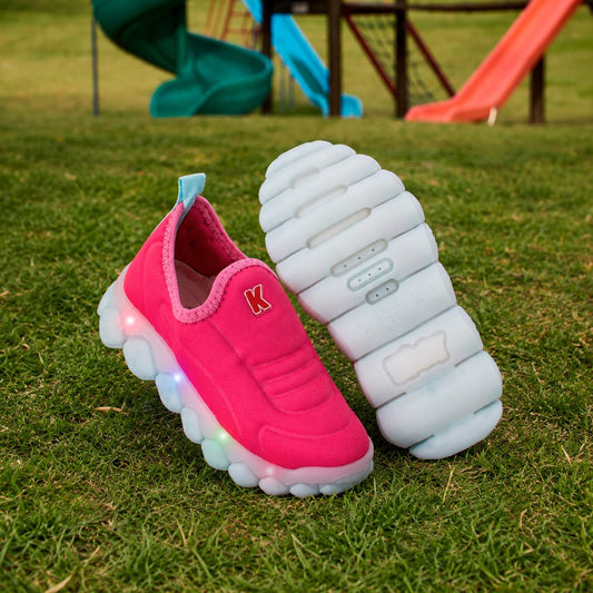 Tênis Infantil Menina Kidy Brinca Flex Luz E Led Anatômica - Kidy Calçados -