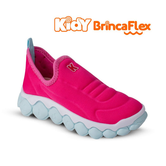 Tênis Infantil Menina Kidy Brinca Flex Ultra Flexível Pink - Kidy Calçados -