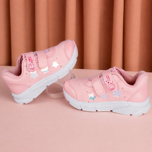 Tênis Infantil Menina Kidy Energy Baby Respitec Nude/Rosa Delicado Anatômico - Kidy Calçados -