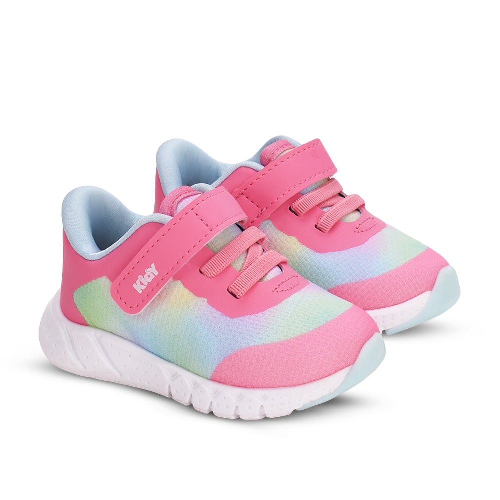 Tênis Infantil Menina Kidy Equilíbrio Pink e Colorido - Kidy Calçados - Tênis