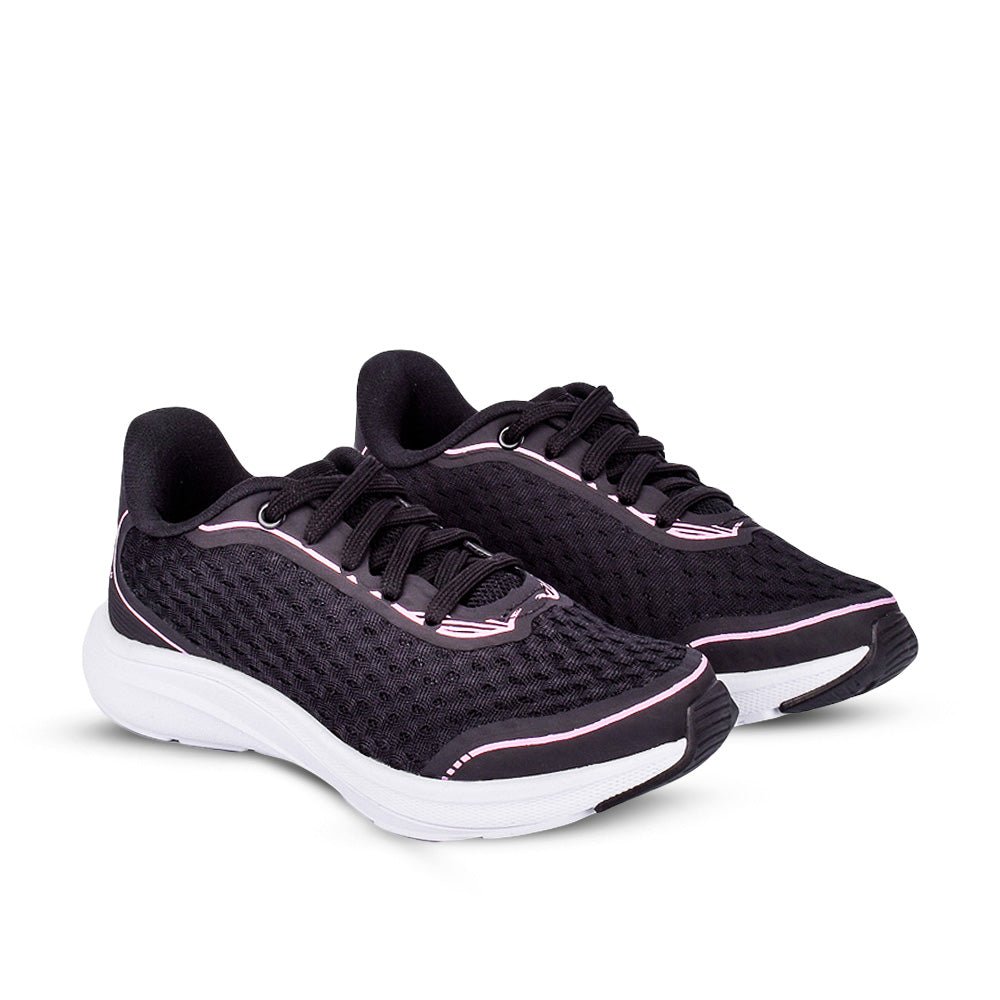 Tênis Infantil Menina Kidy K360 Energy 2 Preto/Rosa - Kidy Calçados - Tênis