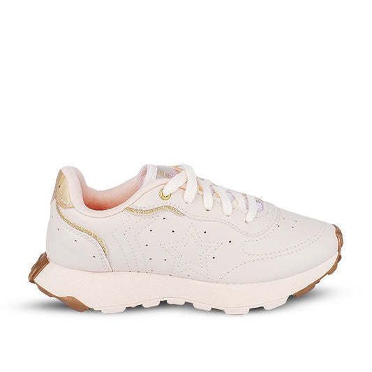 Tênis Infantil Menina Kidy K360 Jogger Marfim Estilo e Conforto - Kidy Calçados - Tênis